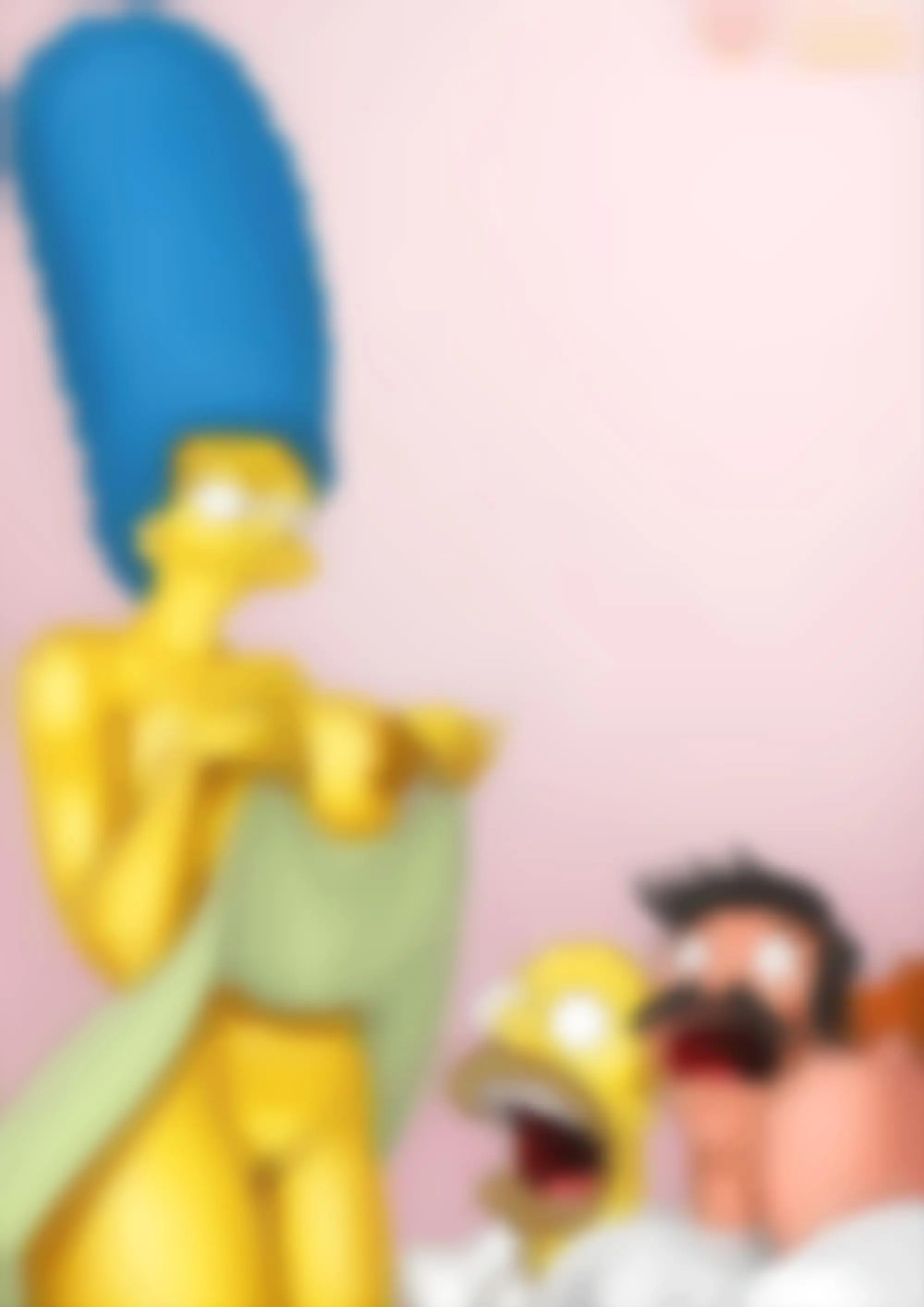 marge simpson busty and hairy milf nude